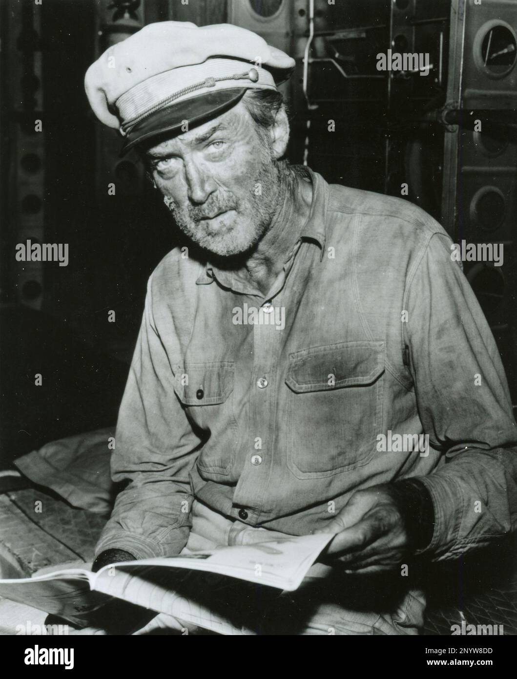 American actor James Stewart in the movie Flight of the Phoenix, USA