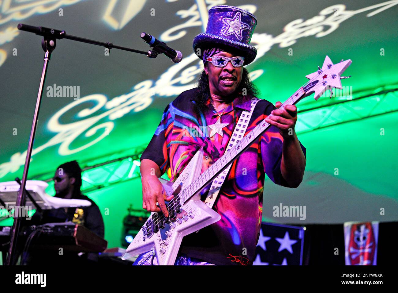 Bootsy Collins performs at The Voodoo Experience on Oct. 26, 2012, in