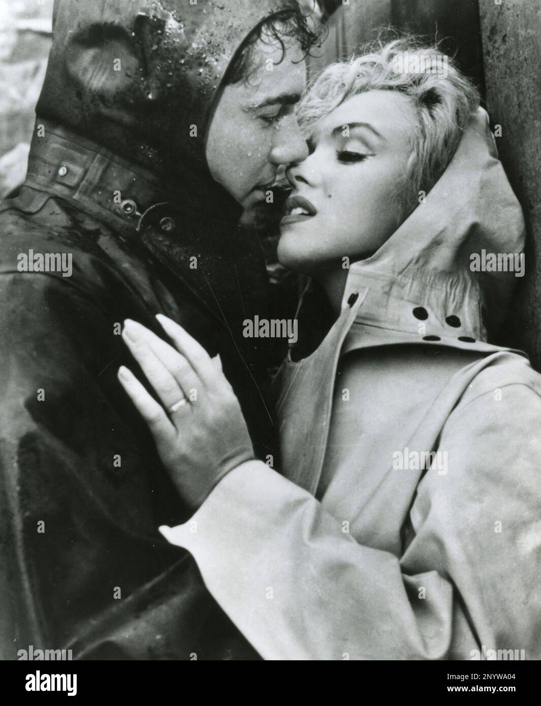 American actress Marilyn Monroe and actor Cosey Adams aka Max Showalter
