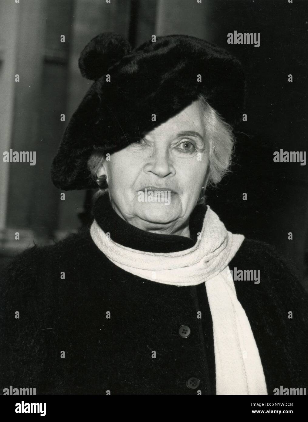 British stage and TV actress Margaretta Scott, UK 1985 Stock Photo - Alamy