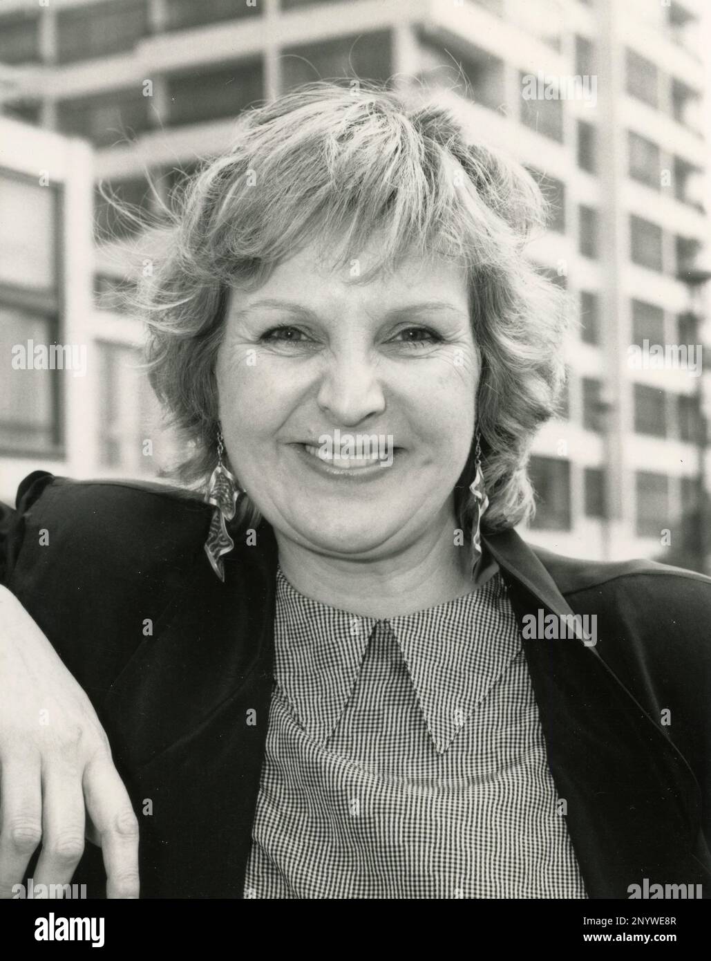 English actress Ann Mitchell, UK 1985 Stock Photo Alamy