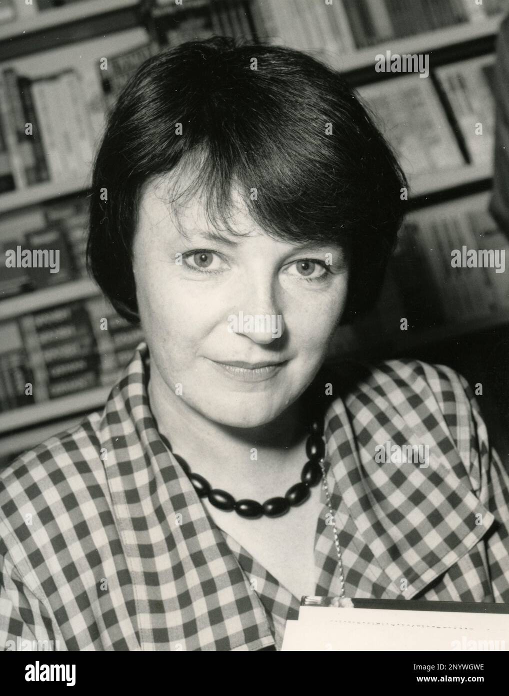 English cook expert and TV Presenter Delia Smith, UK 1985 Stock Photo