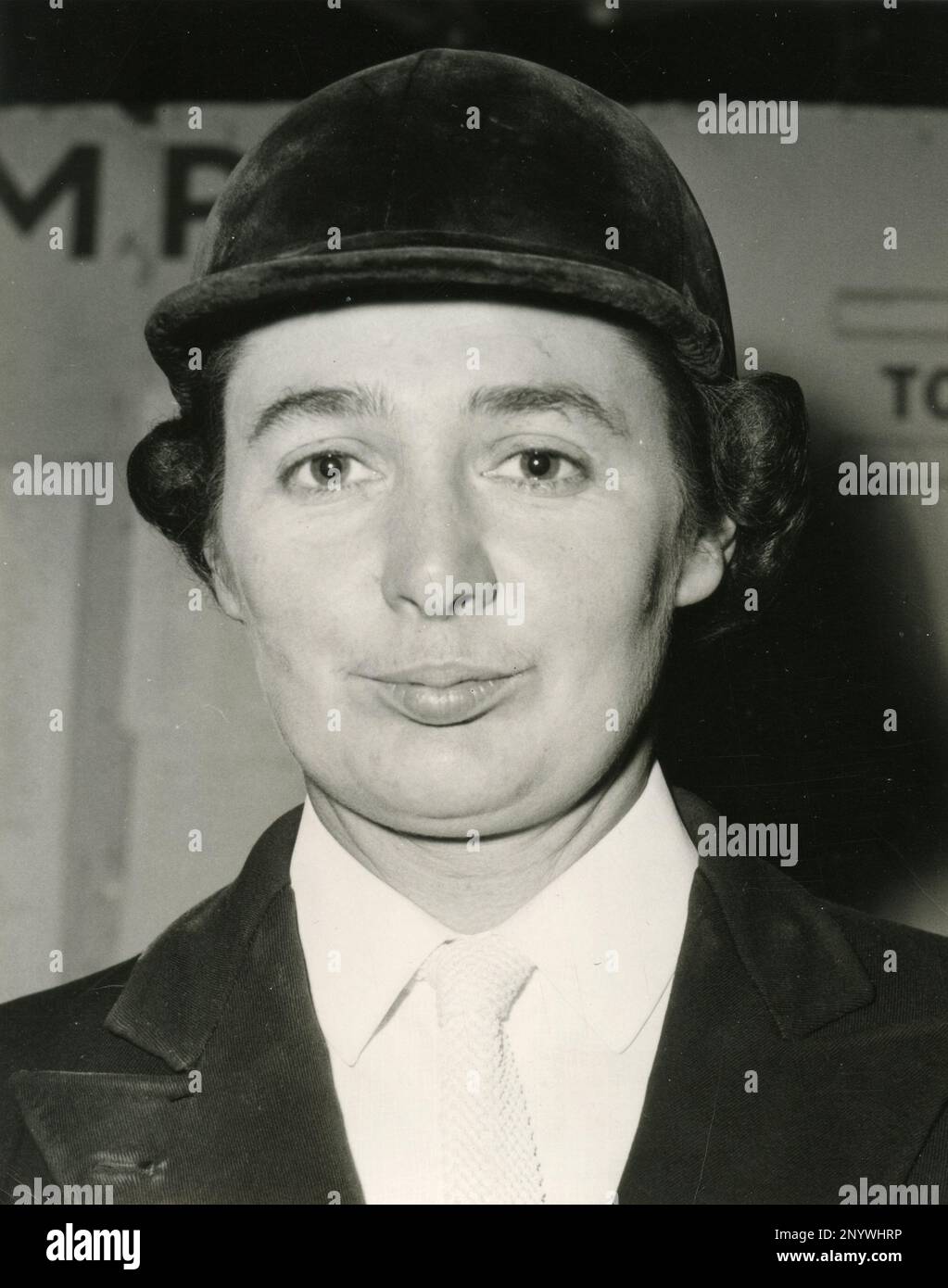British showjumper Shirley Edwards, UK 1969 Stock Photo Alamy