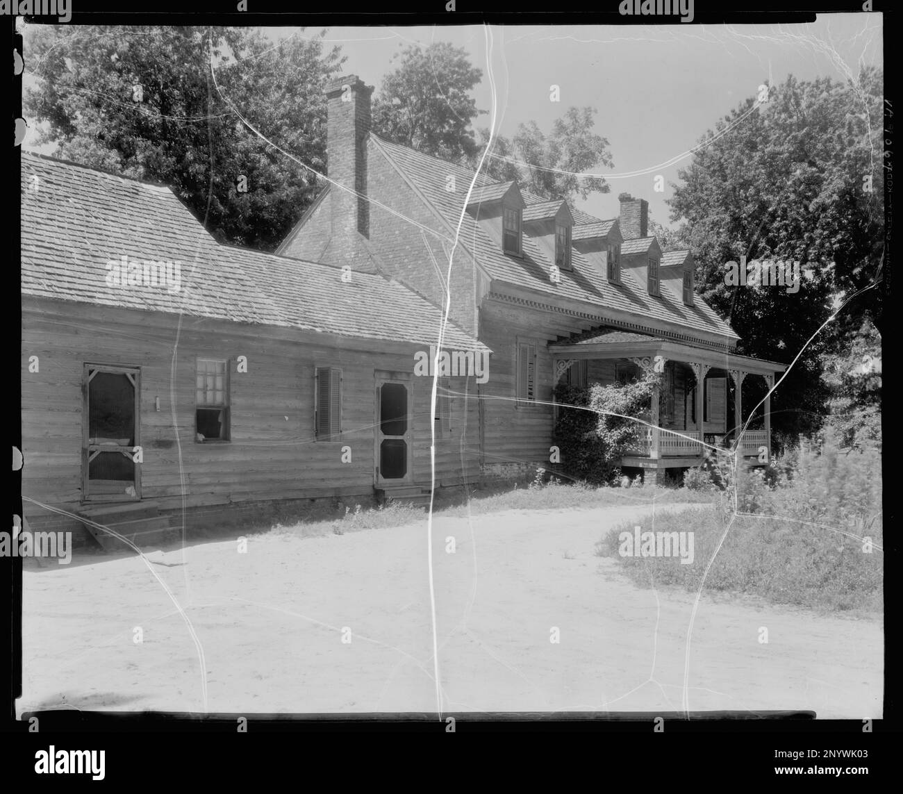 United states virginia county craddockville Black and White