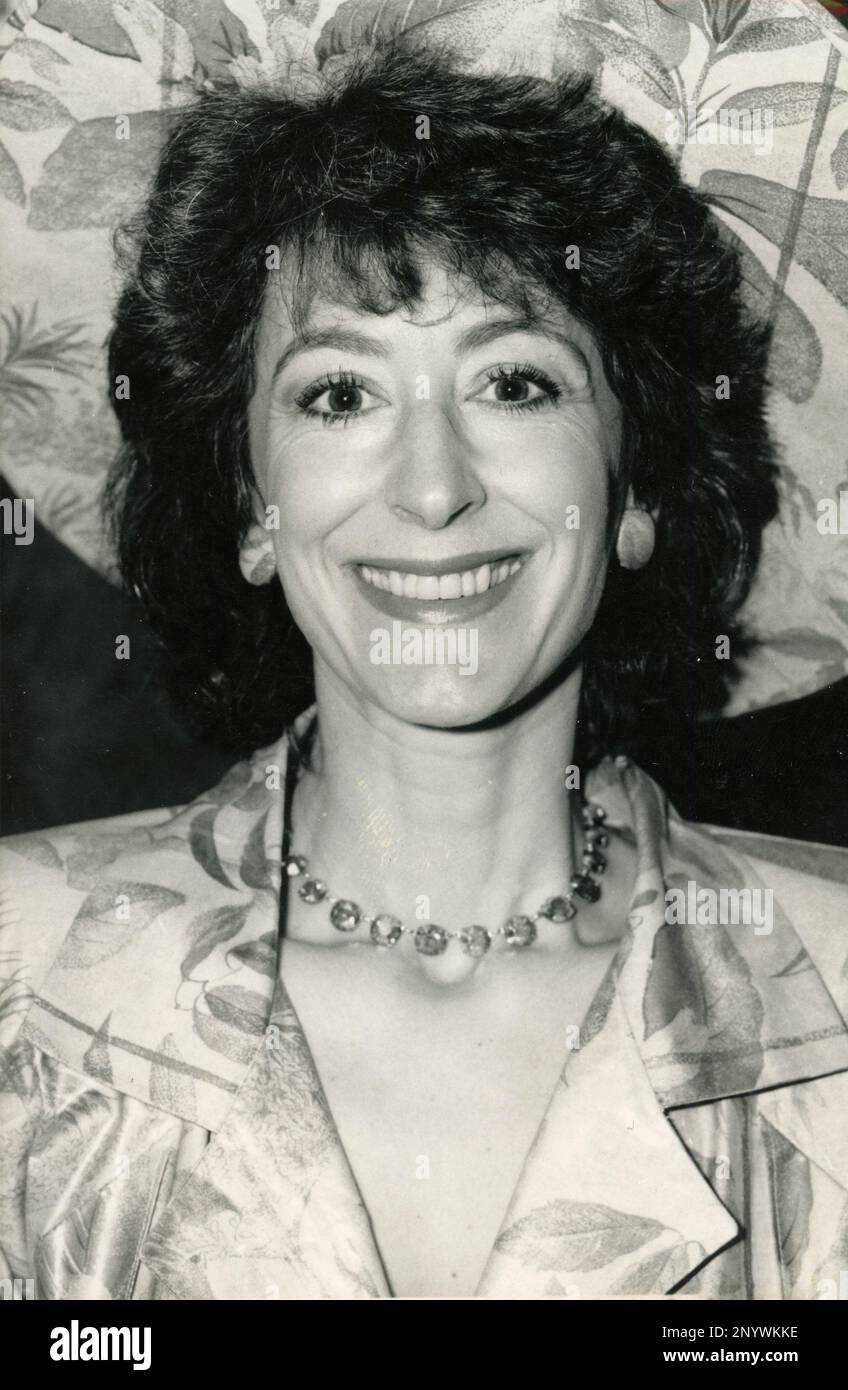 English actress Maureen Lipman, UK 1987 Stock Photo Alamy