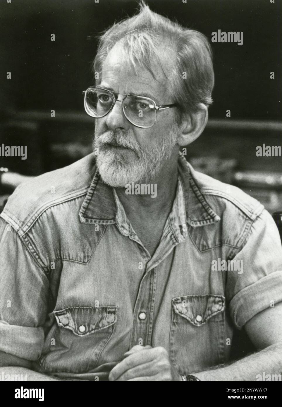 American film director Hal Ashby, USA 1986 Stock Photo Alamy