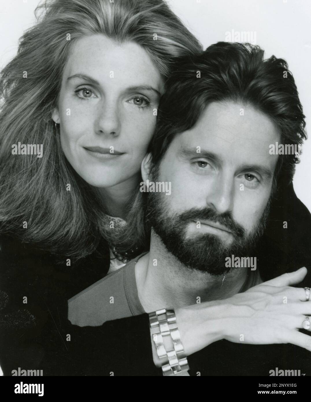 American actress Jill Clayburgh and actor Michael Douglas in the movie ...