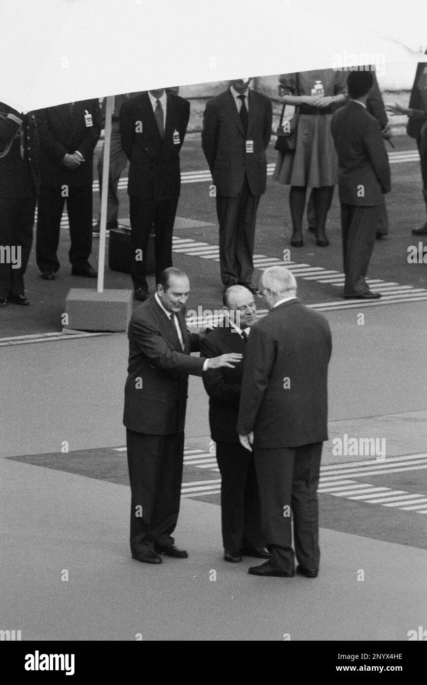 G7 summit, Arrival of the Heads of States at Terreaux square, French