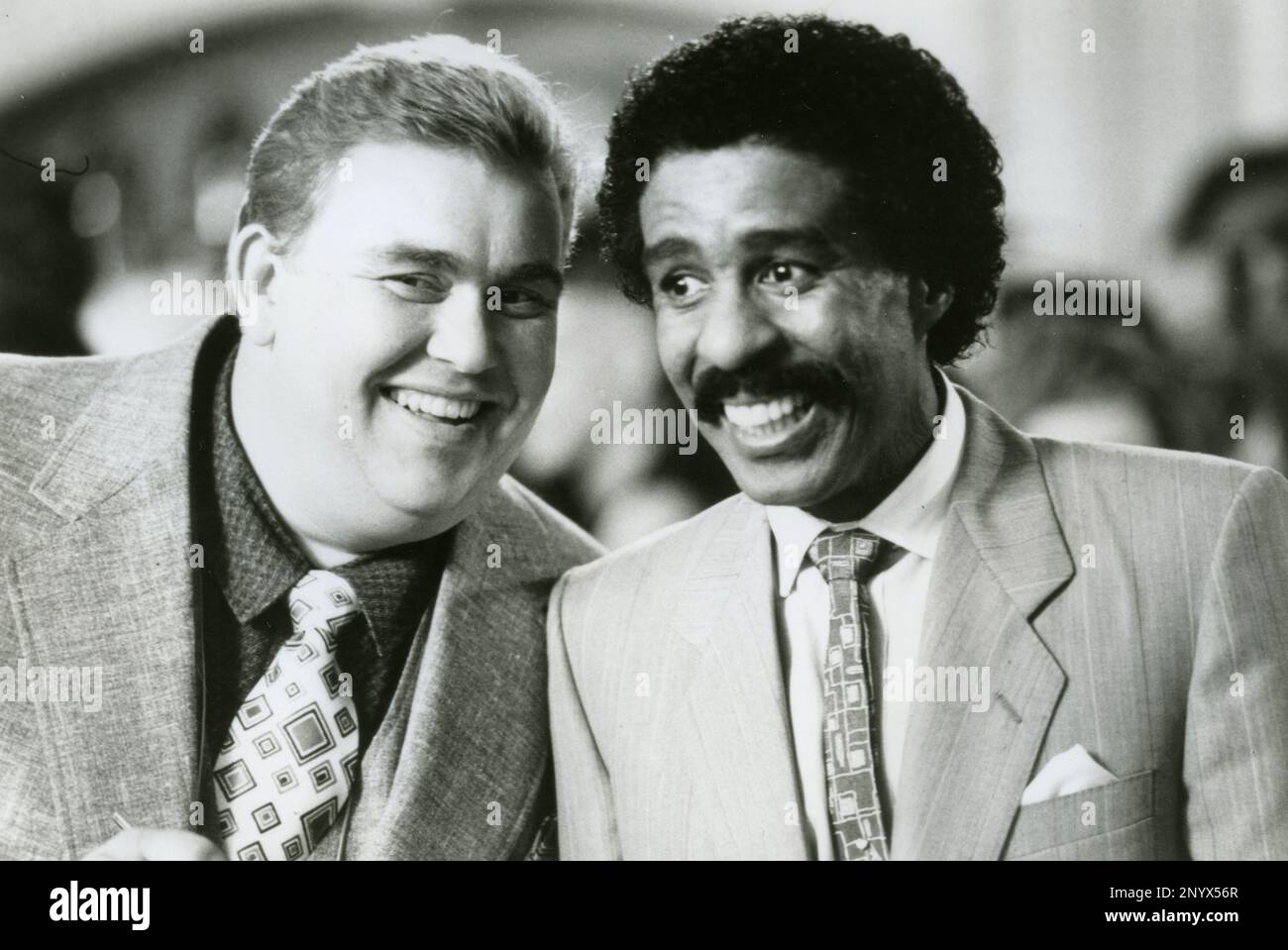 Actors John Candy and Richard Pryor in the movie Brewster's Millions, USA 1985 Stock Photo