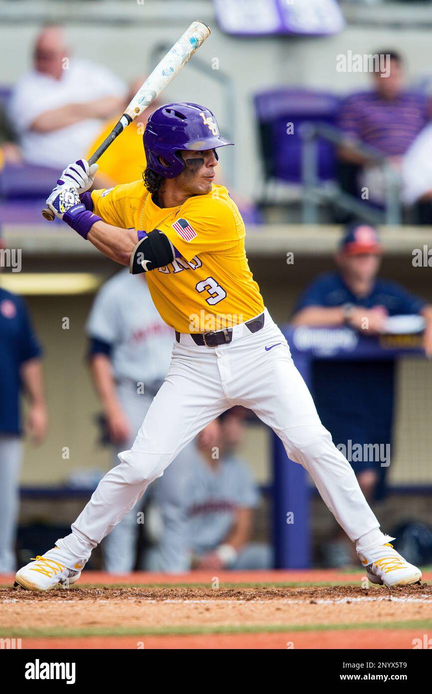 BATON ROUGE, LA MAY 13 LSU Tigers infielder Kramer Robertson (3