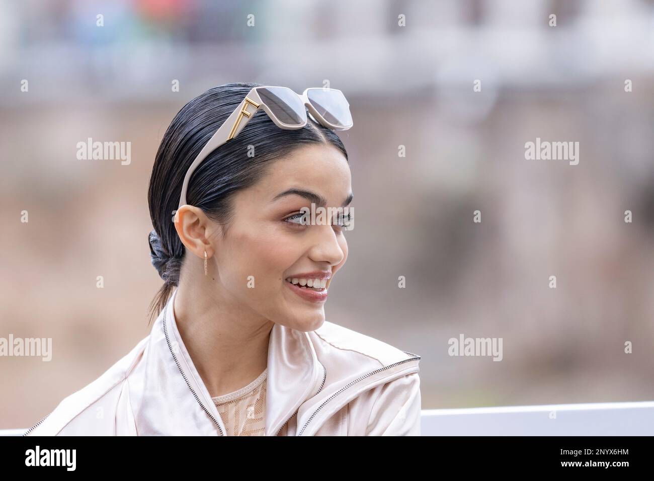 Rome, Italy, March 02, 2023 Rachel Zegler attends at the photocall for the movie "Shazam