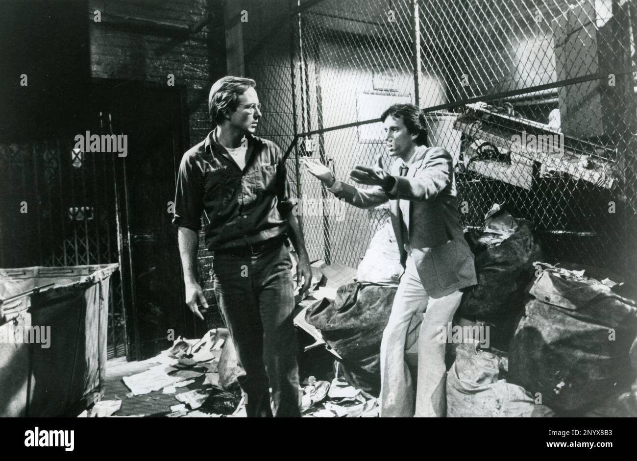 Actors William Hurt and James Woods in the movie Eyewitness, USA 1980