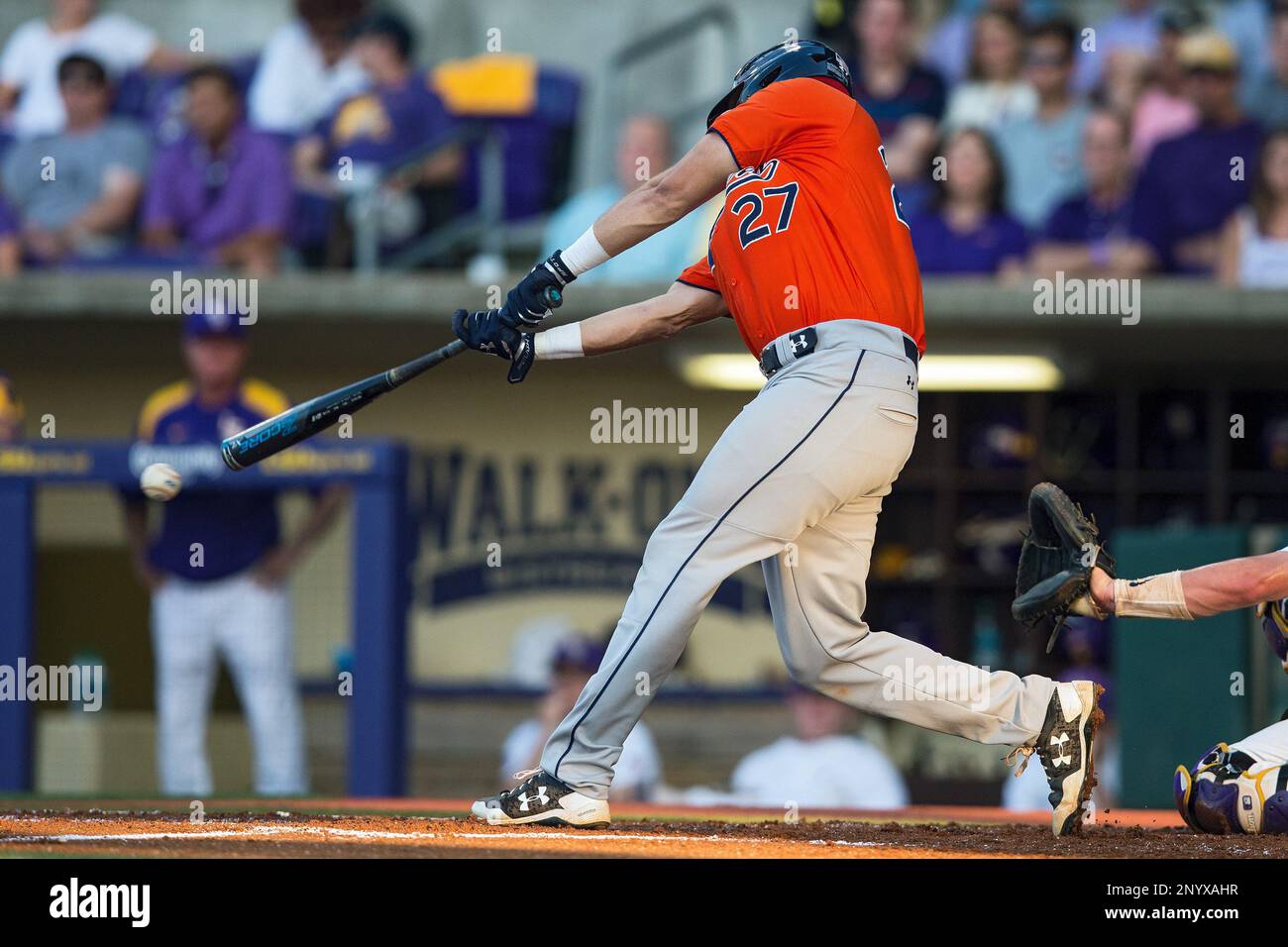 BATON ROUGE, LA MAY 06 Auburn Tigers infielder Dylan Ingram (27