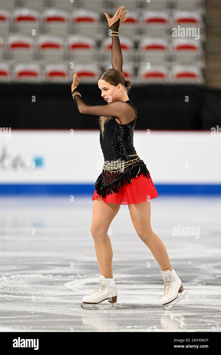 Calgary, Canada. 02/03/2023, Daria AFINOGENOVA (LTU), during Junior