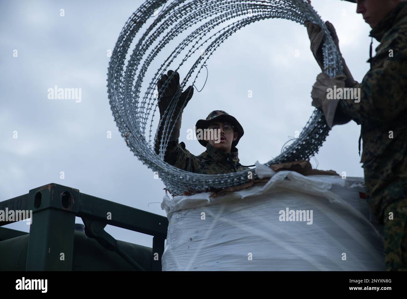 U.S. Marine Corps Cpl. Enoch Castanedasabillon, a maintenance