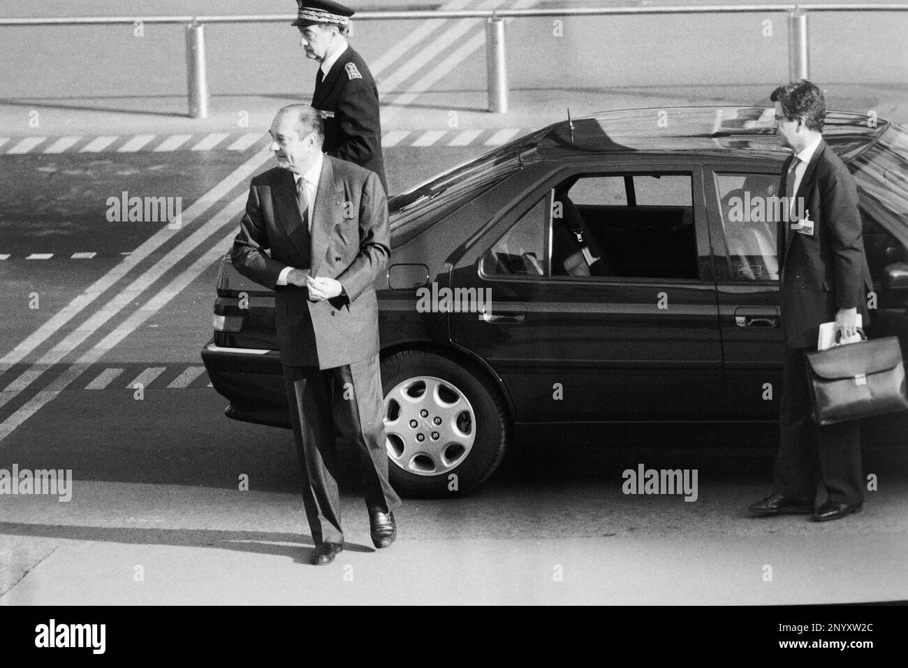 G7 summit, Arrival of the Heads of States . French President Jacques