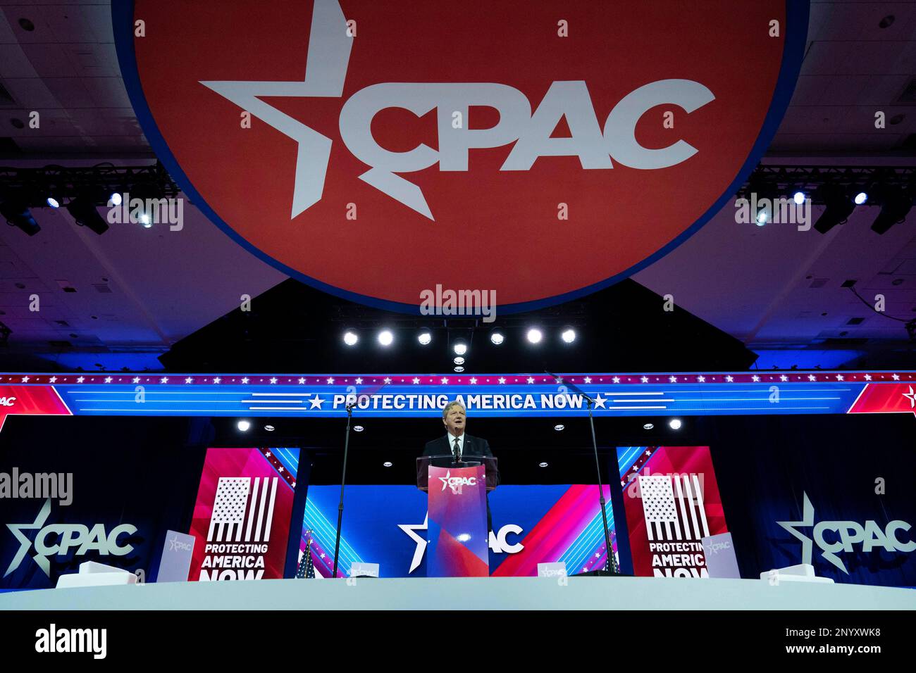 Sen. John Kennedy, RLa., speaks during Conservative Political Action