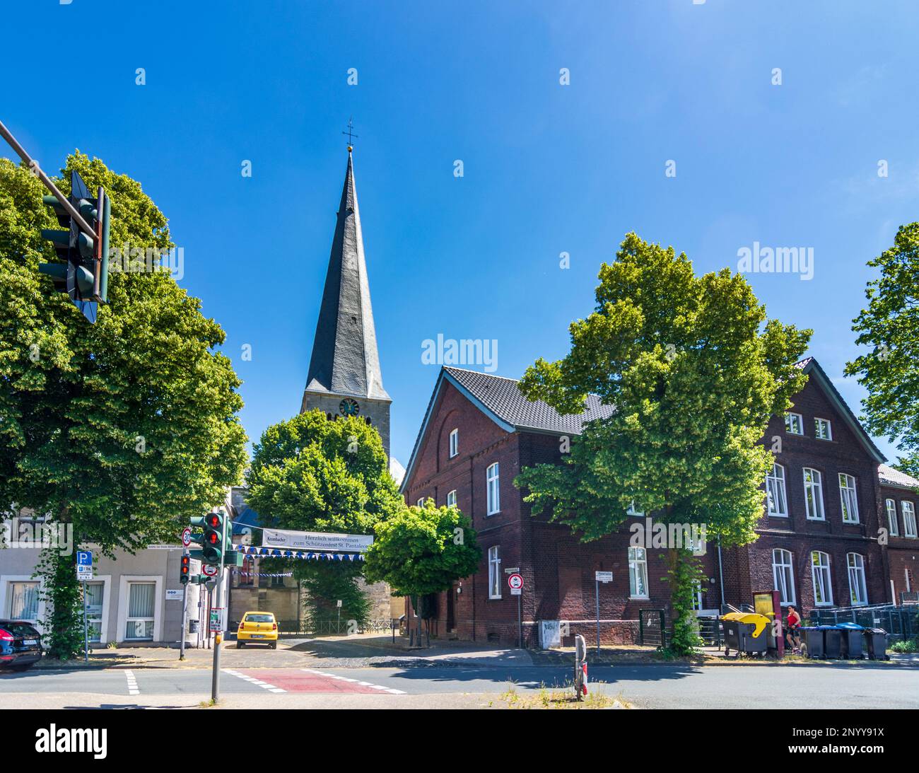 Münster: church St.-Pantaleon-Kirche in Roxel in Münsterland, Nordrhein-Westfalen, North Rhine-Westphalia, Germany Stock Photo