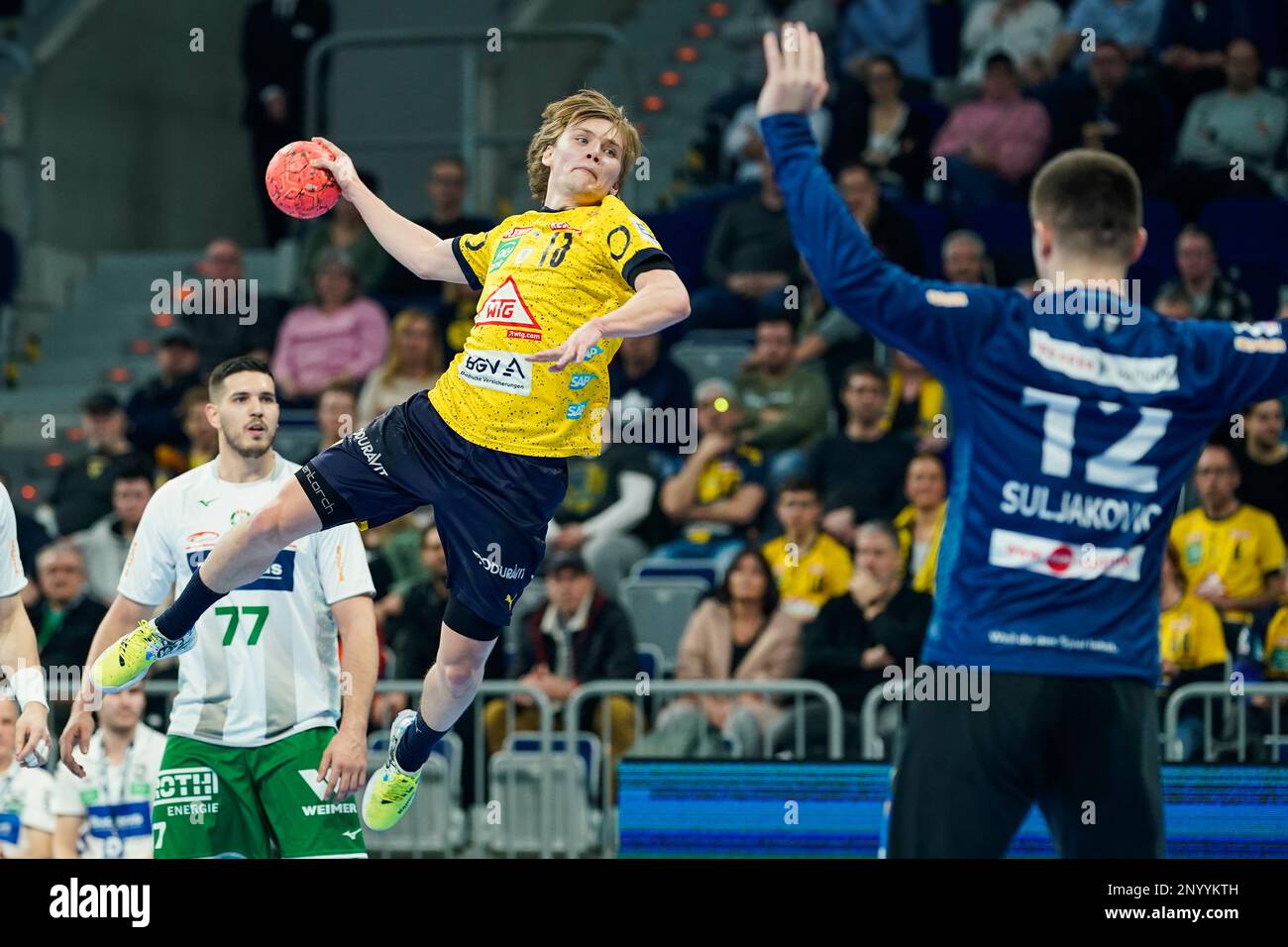 Mannheim, Germany. 02nd Mar, 2023. Handball Bundesliga, RheinNeckar