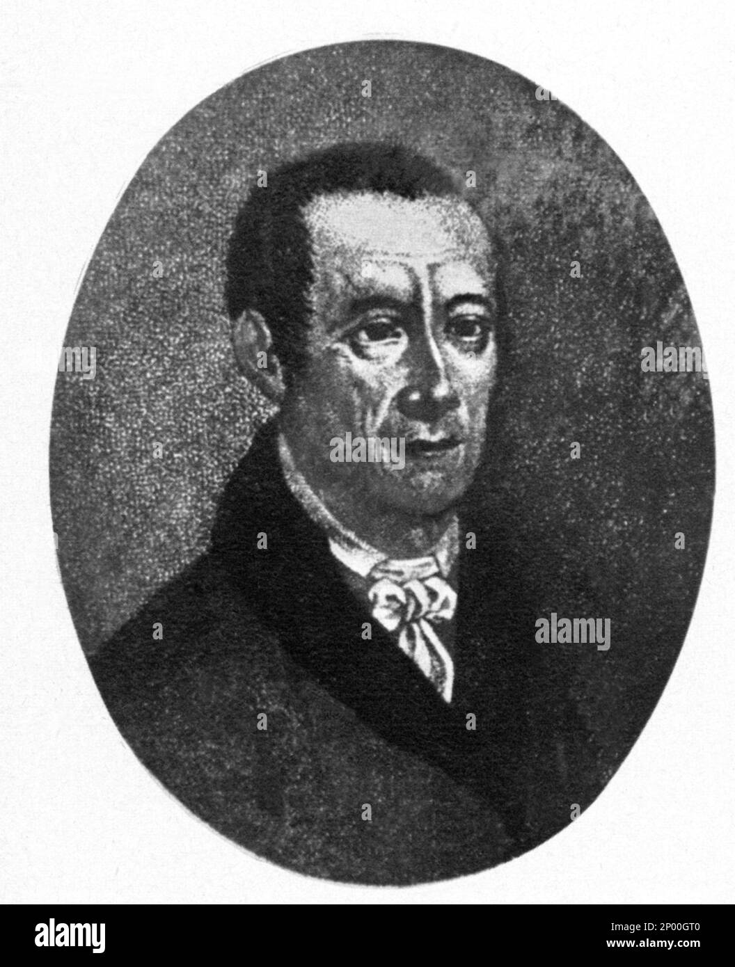 George Ludwig Hegel  , father of  german philosopher Georg Wilhelm Friedrich HEGEL ( 1770 - 1831 ) - SCRITTORE - LETTERATO - WRITER - LETTERATURA - LITERATURE - PENSATORE - THINKER - FILOSOFO - PHILOSOPHER - PHILOSOPHY - FILOSOFIA - ritratto -padre - papà   - IDEALISMO - IDEALISM ----  Archivio GBB Stock Photo