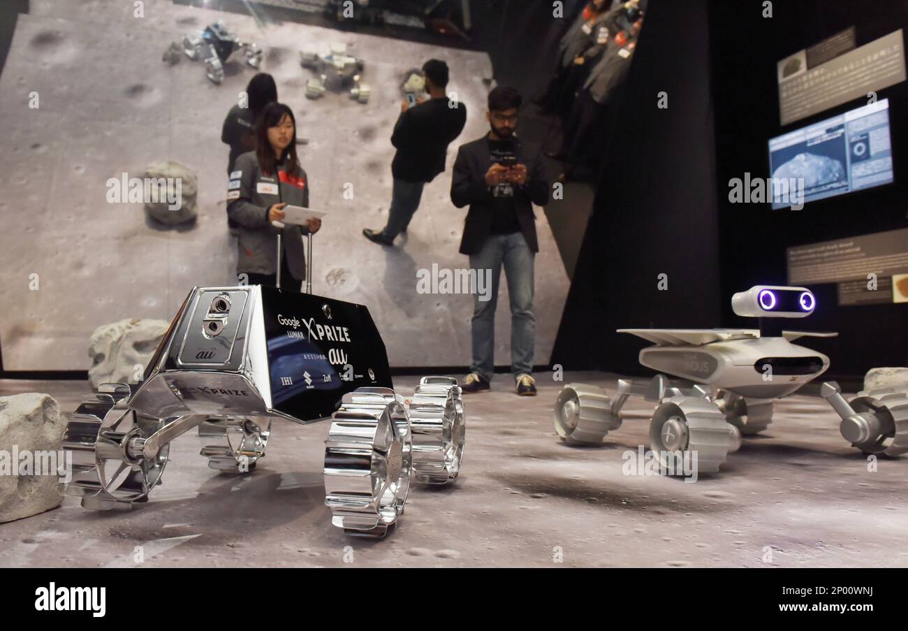 Japanese Lunar Exploration Team HAKUTO and Indian TeamIndus demonstrate ...