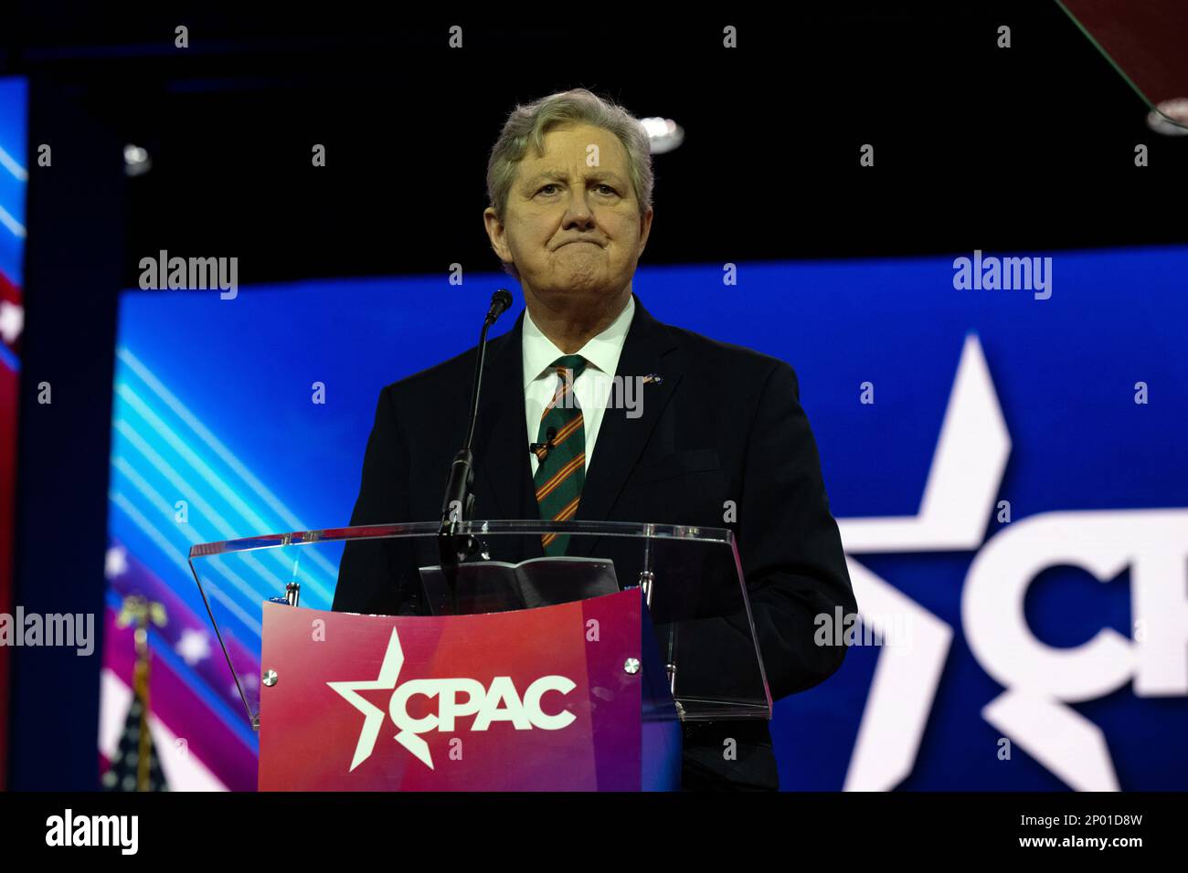 National Harbor Maryland Usa 2nd Mar 2023 United States Senator John Neely Kennedy Republican Of Louisiana At The 2023 Conservative Political Action Conference Cpac In National Harbor Maryland Us On Thursday March 2 2023 Credit Ron Sachscnpdpaalamy Live News 2P01D8W 
