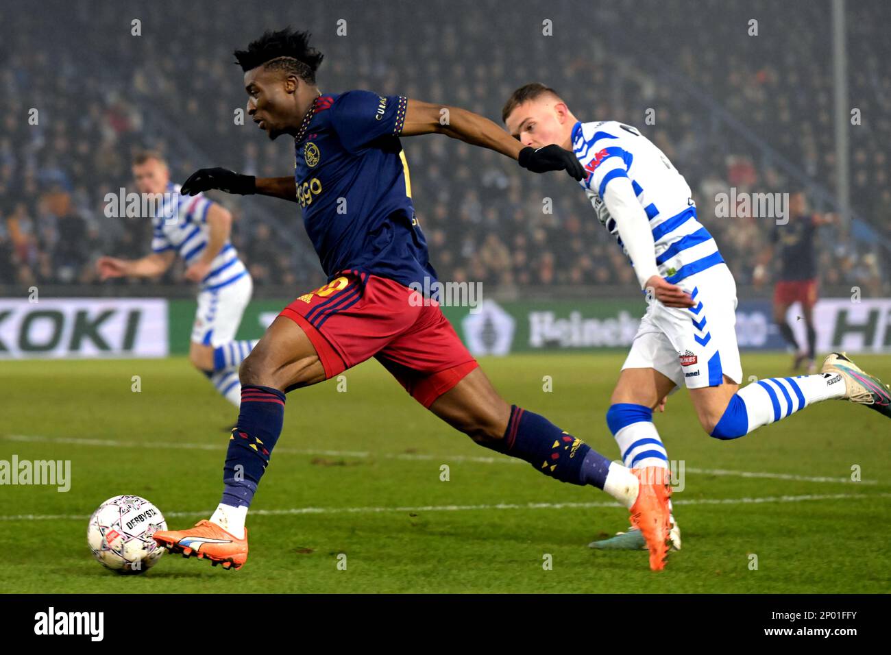 DOETINCHEM - 02/03/2023, DOETINCHEM - (lr) Mohammed Kudus of Ajax ...