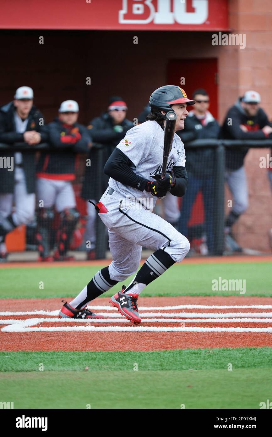 University of Connecticut infielder L.J. Mazzilli (24) during game against  the Rutgers University Scarlet Knights at Bainton Field on May 3, 2013 in  Piscataway, New Jersey. Connecticut defeated Rutgers 3-1. (Tomasso DeRosa/