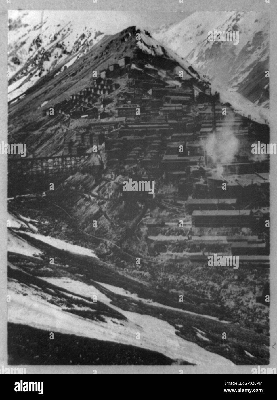 Braden copper mines, Sewell, Chile. Frank and Frances Carpenter