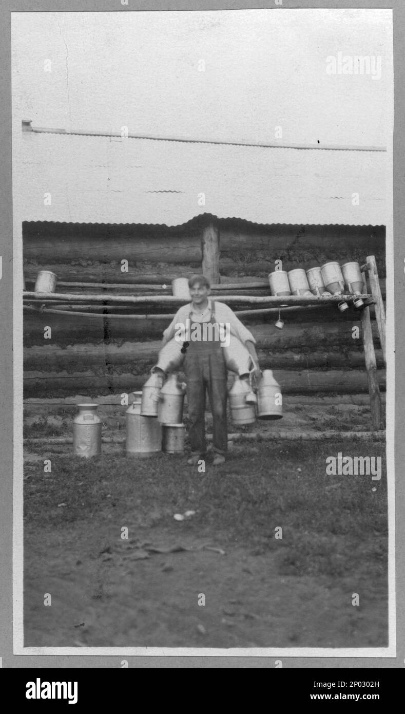 Dairy farm. Frank and Frances Carpenter collection , Gift; Mrs. W
