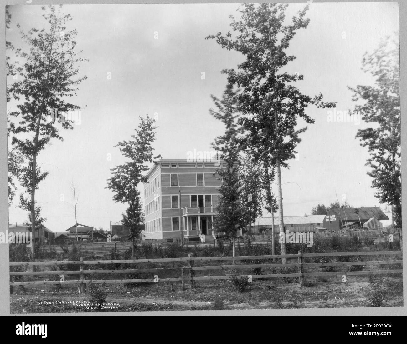 St. Joseph's Hospital , St. Joseph's Hospital, Fairbanks, Alaska. Frank