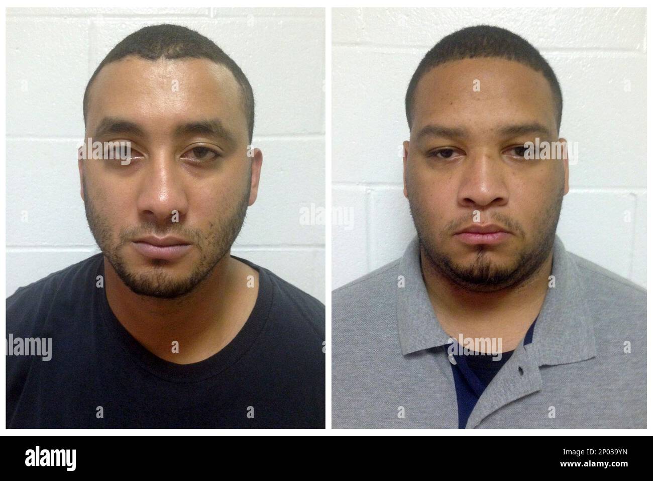 FILE This combination of undated file booking photos provided by the