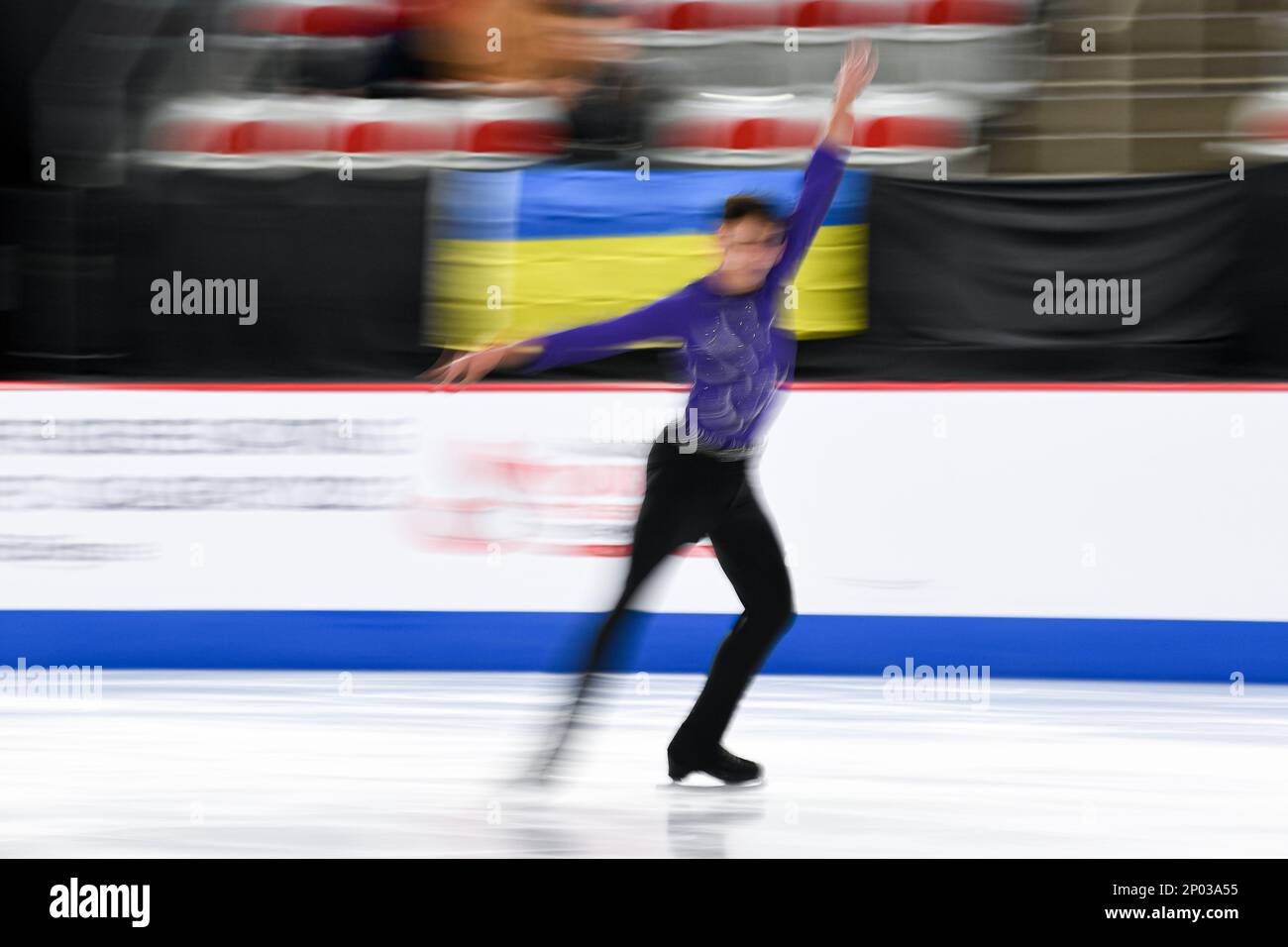 Calgary, Canada. 02/03/2023, Adrian JIMENEZ DE BALDOMERO (ESP), during