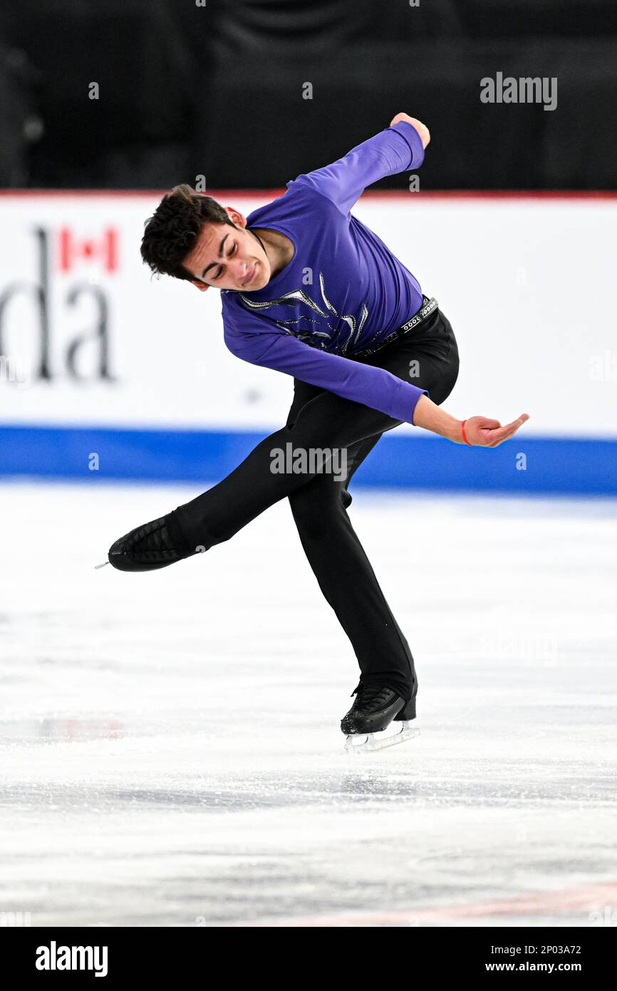 Calgary, Canada. 02/03/2023, Adrian JIMENEZ DE BALDOMERO (ESP), during