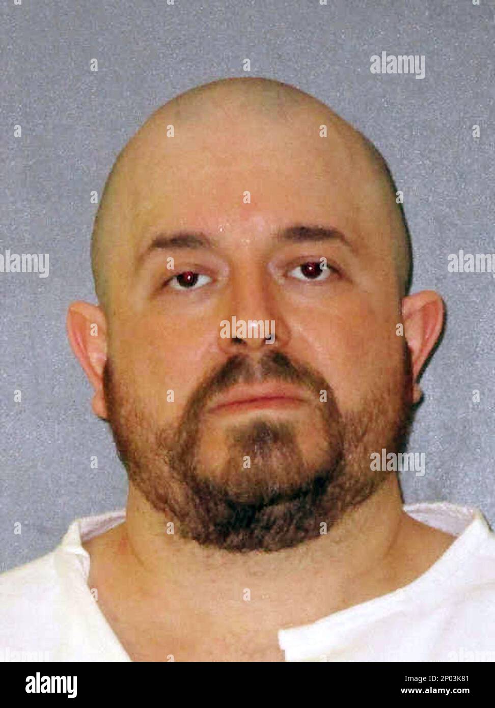This undated photo provided by the Texas Department of Criminal Justice