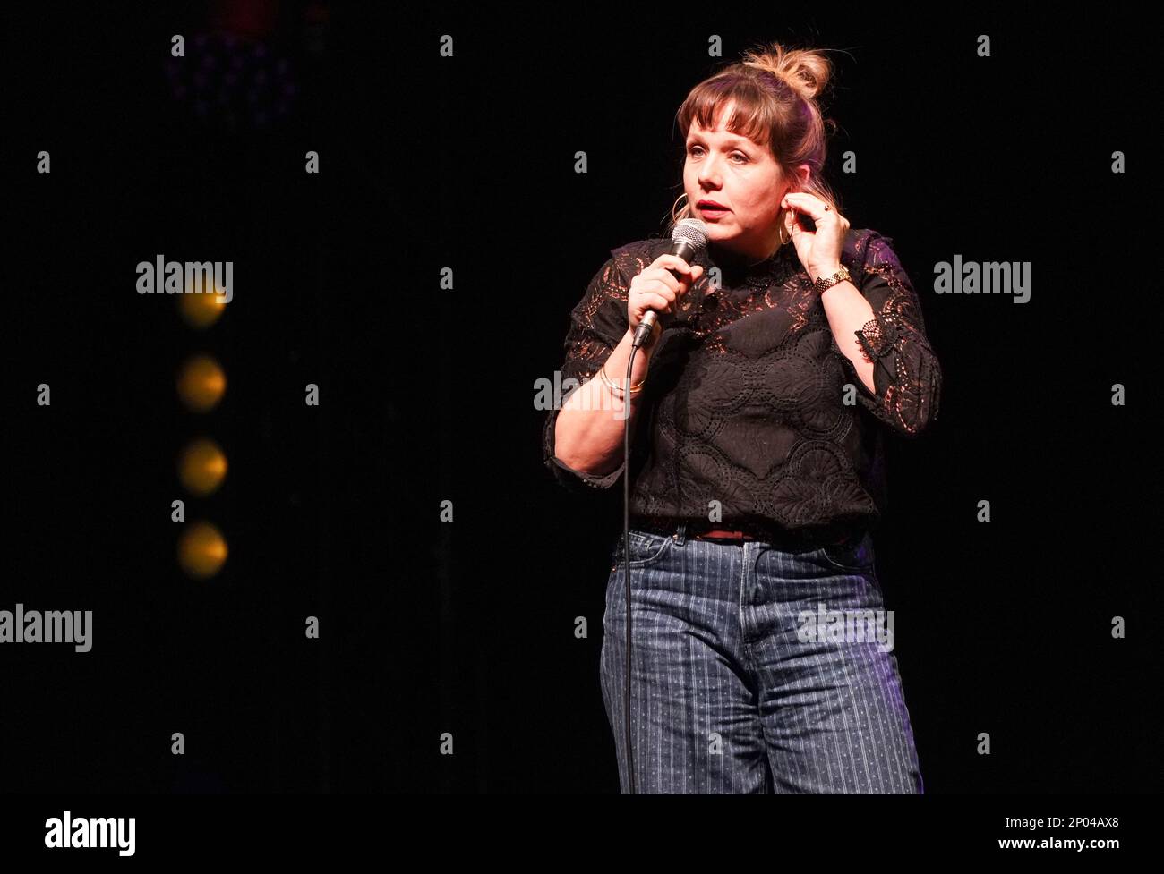 Kerry Godliman performs at the Just For Laughs comedy festival at the O2 Arena in London