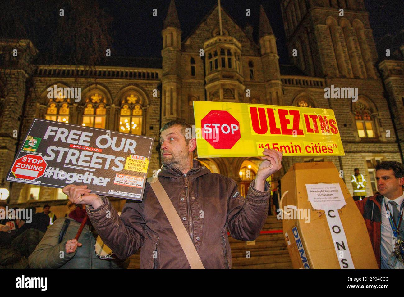 London, UK. 2nd Mar, 2023. The Mayor of London, Sadiq Khan, and London Assembly Members are quizzed by Londoners on the key issues facing the capital at the first Peoples Question Time of 2023 at Ealing Town Hall. Credit: Mark Thomas/Alamy Live News Stock Photo