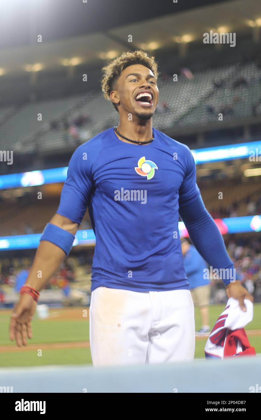 March 20, 2017: Puerto Rico infielder Francisco Lindor #12 and