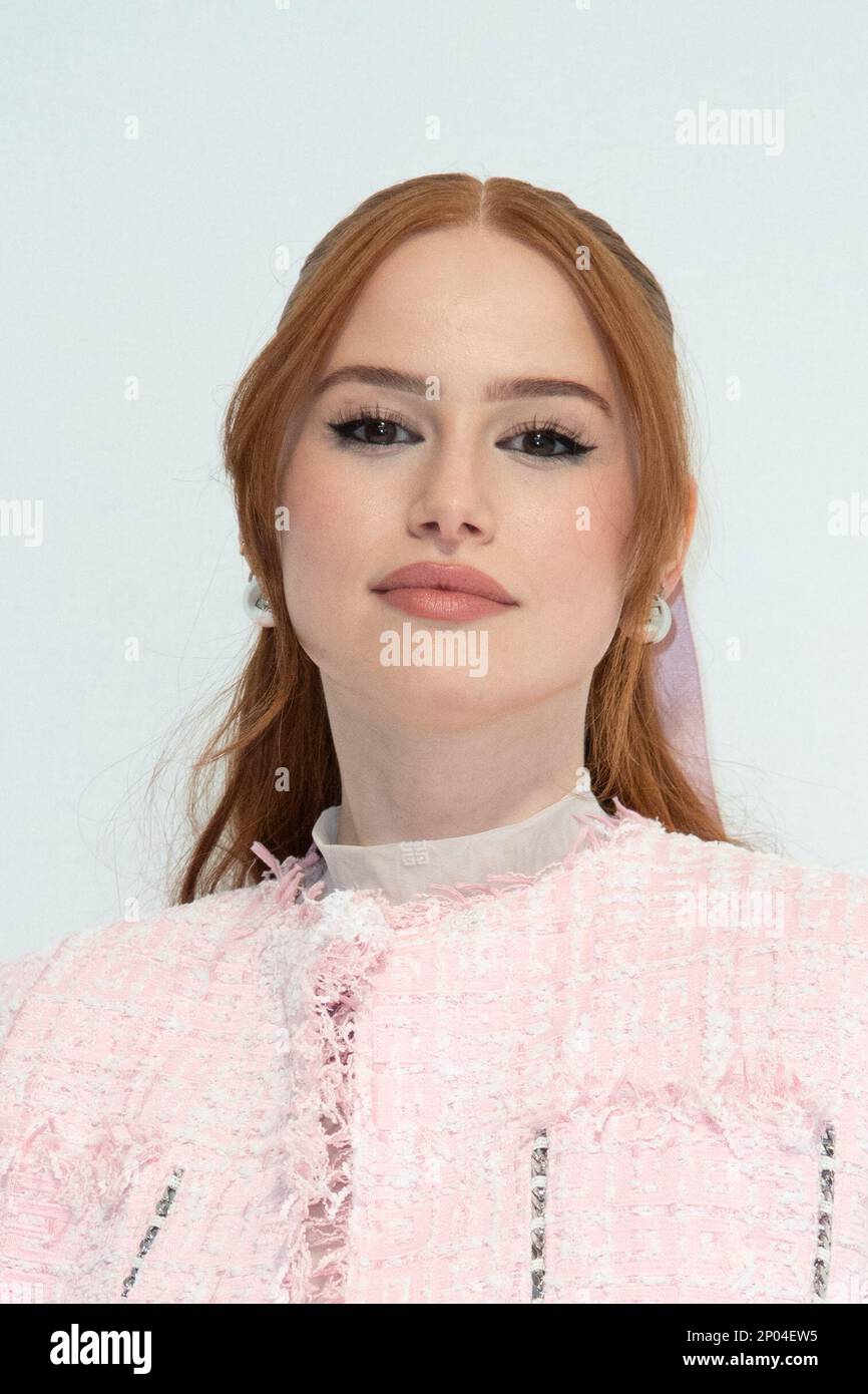 Paris, France. 02nd Mar, 2023. Madelaine Petsch attending the Givenchy
