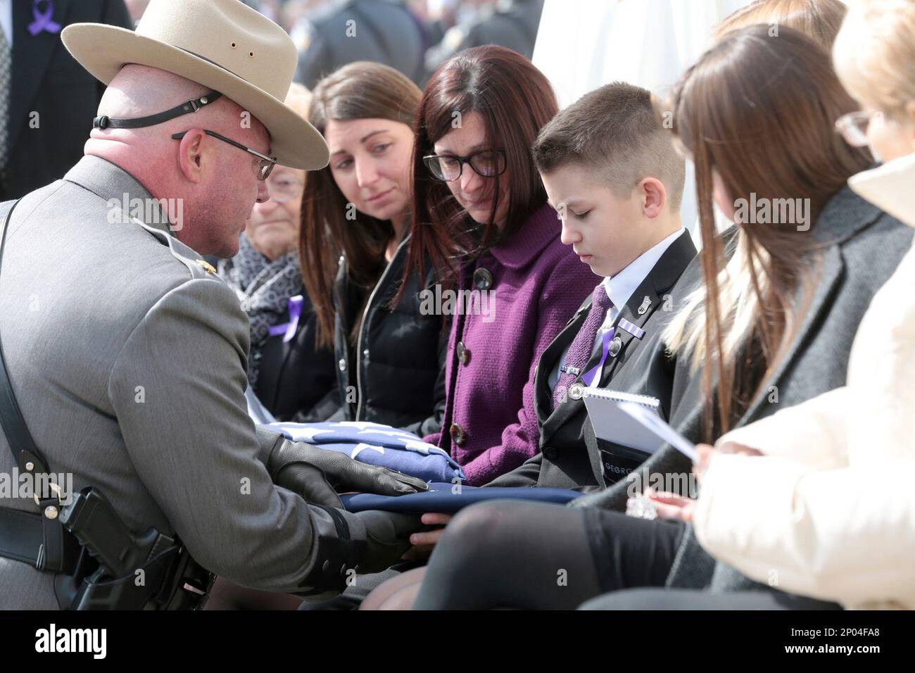 New York State Police Troop B Commander Major John Tibbitts Jr