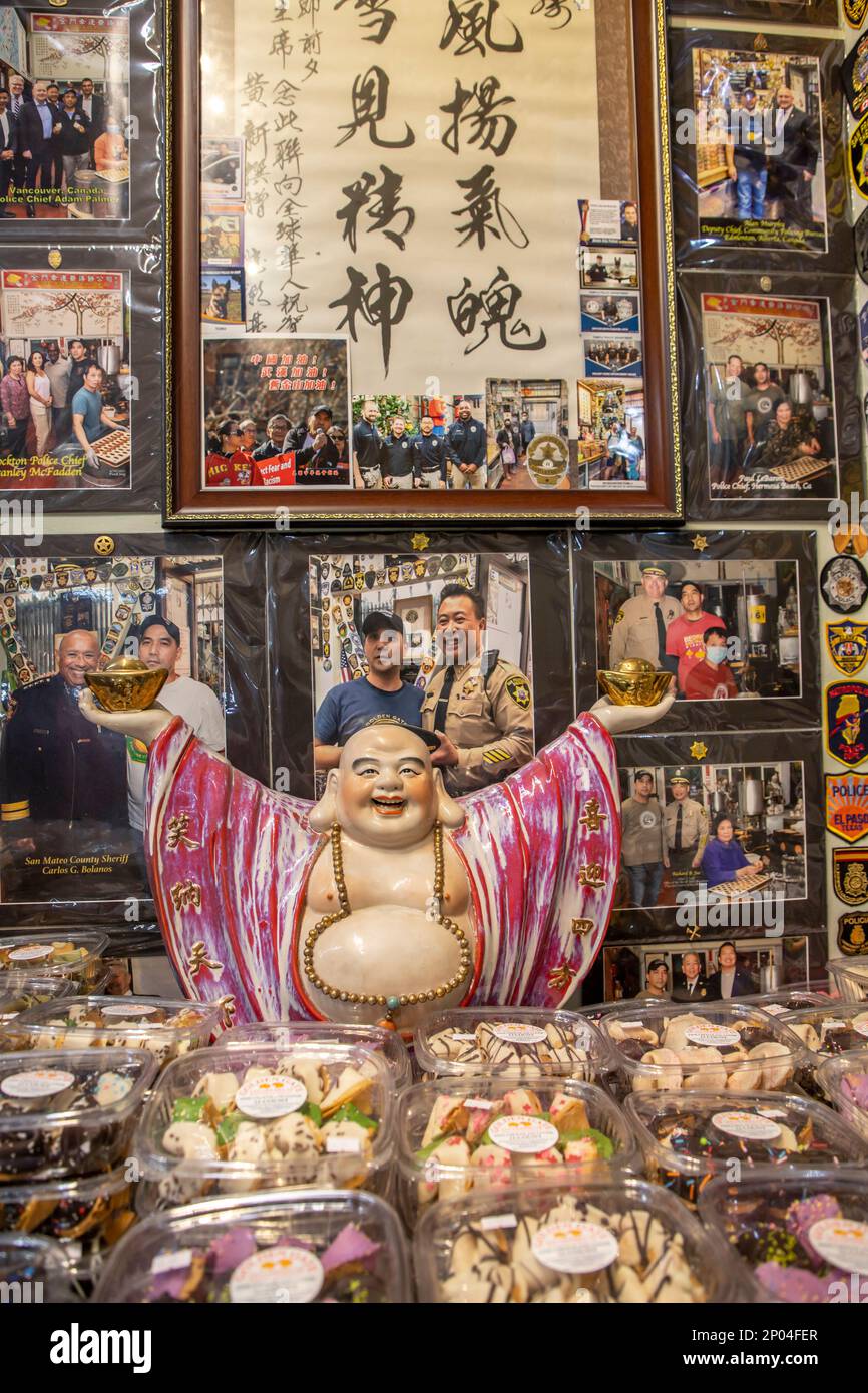 Golden Gate Fortune Cookie Factory in San Francisco's Chinatown is a