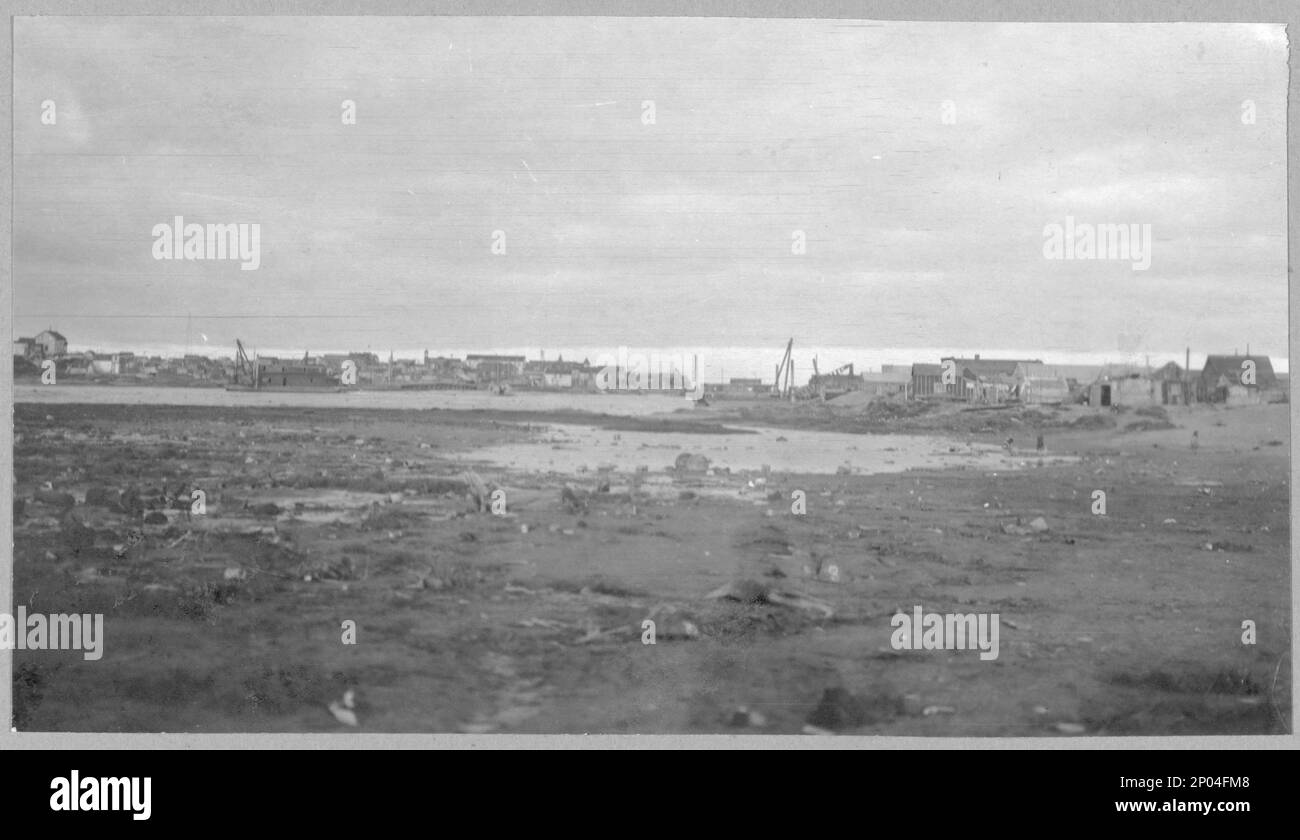View of waterfront housing. Frank and Frances Carpenter collection