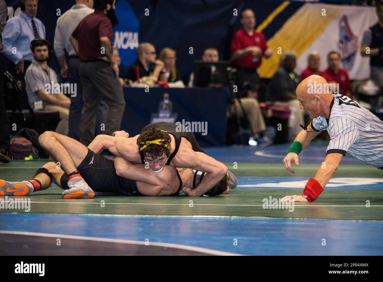March 17, 2017 St. Louis, Missouri, U.S THOMAS GILMAN of Iowa gets