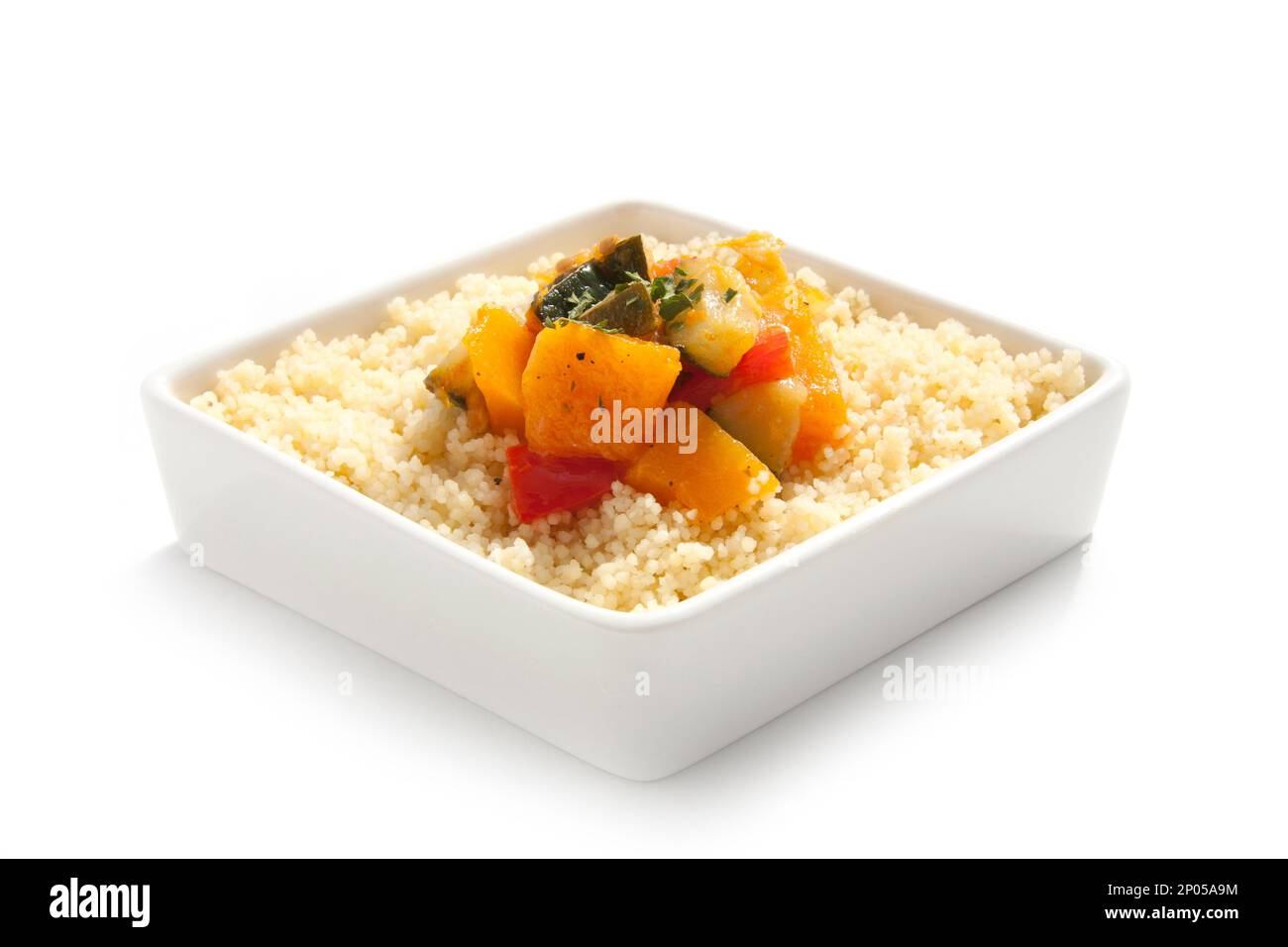 Fresh Couscous with Vegetables Stock Photo