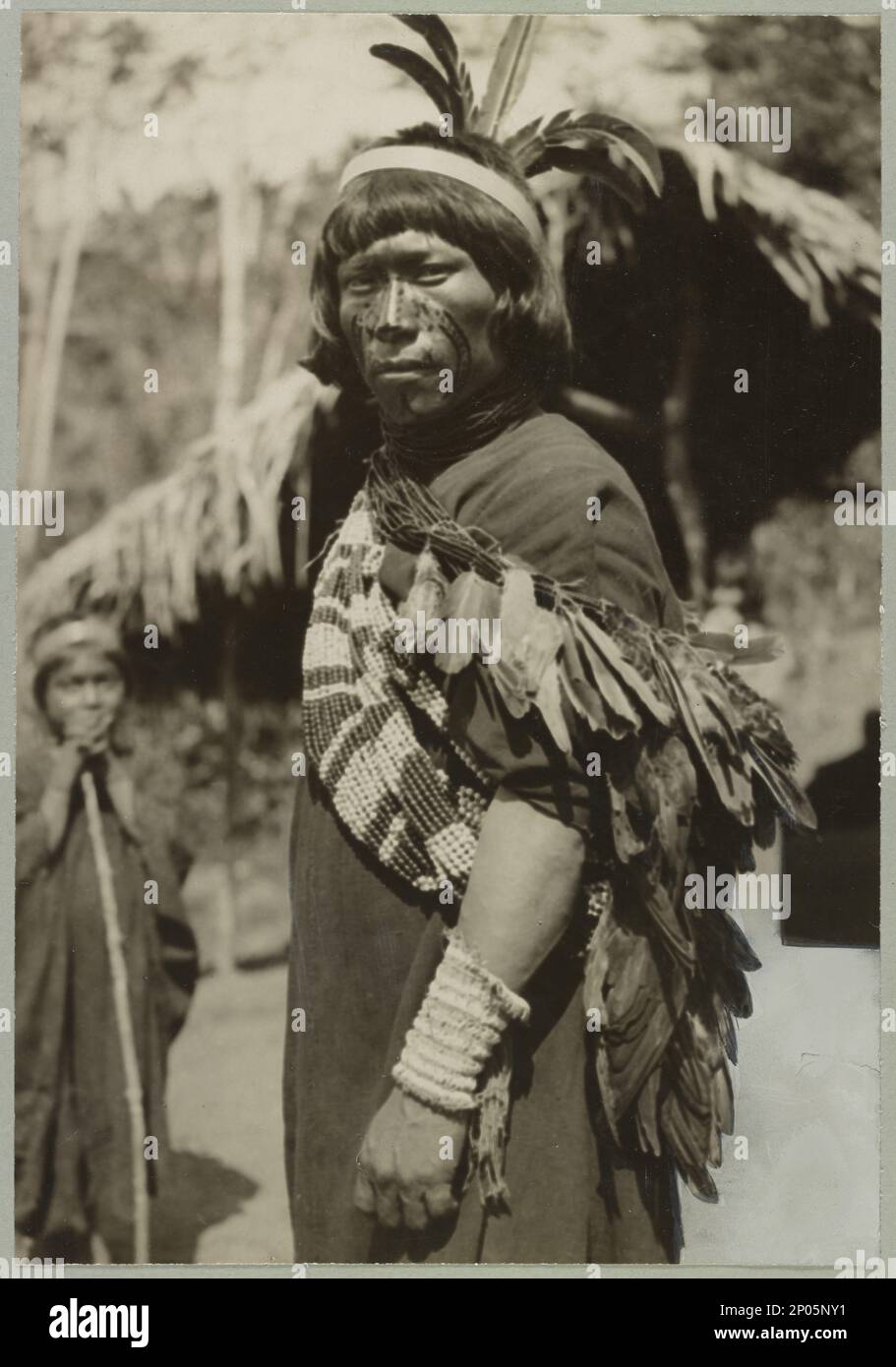 Peru - Perena Valley. Chuncho Indian with face painted. Frank and ...