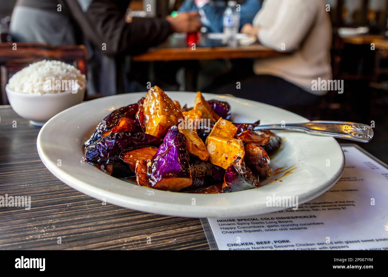 The award winning and accolade earning House Of Nanking restaurant is on Kearny Street in/near the Chinatown of San Francisco. - Stock Image