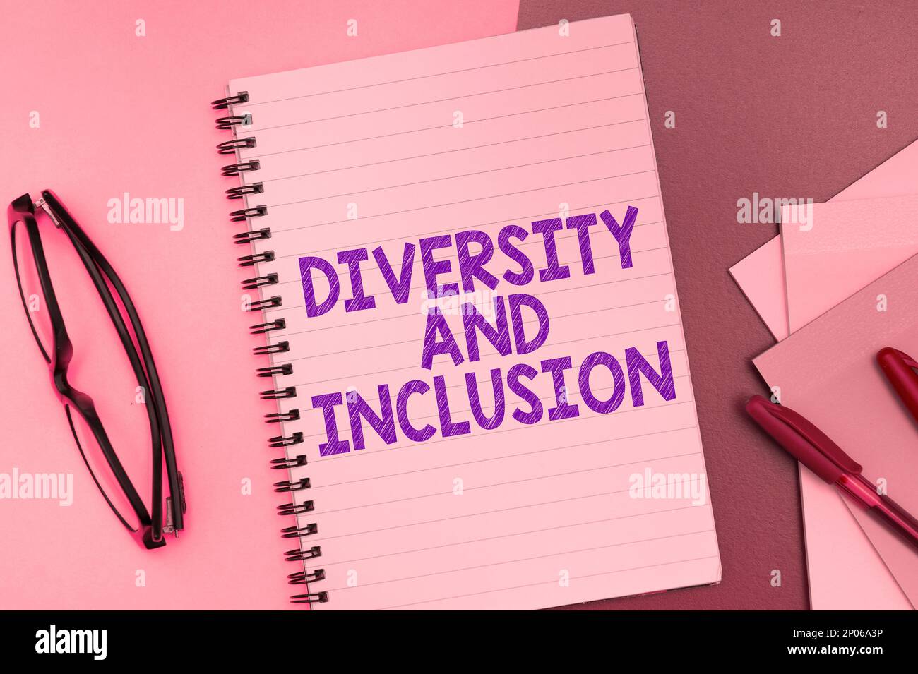 Text showing inspiration Diversity And Inclusion. Word for range human ...