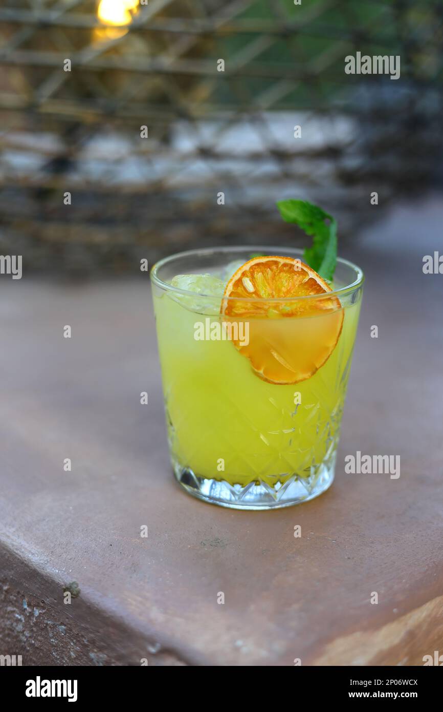 The traditional Turkish drink, new raki(yeni rakı) , is prepared for a ...