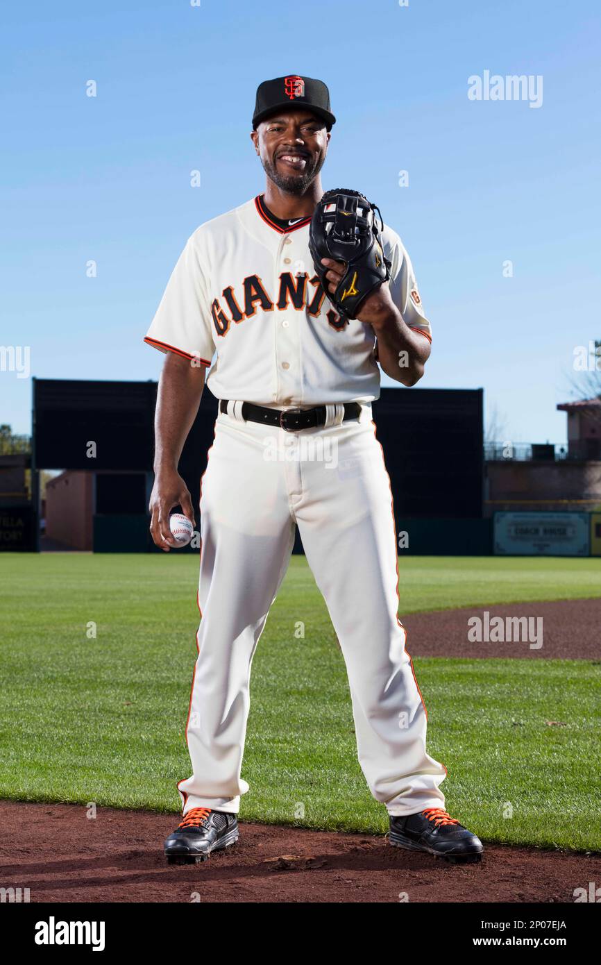 Jeff Samardzija of the San Francisco Giants poses for a portrait on