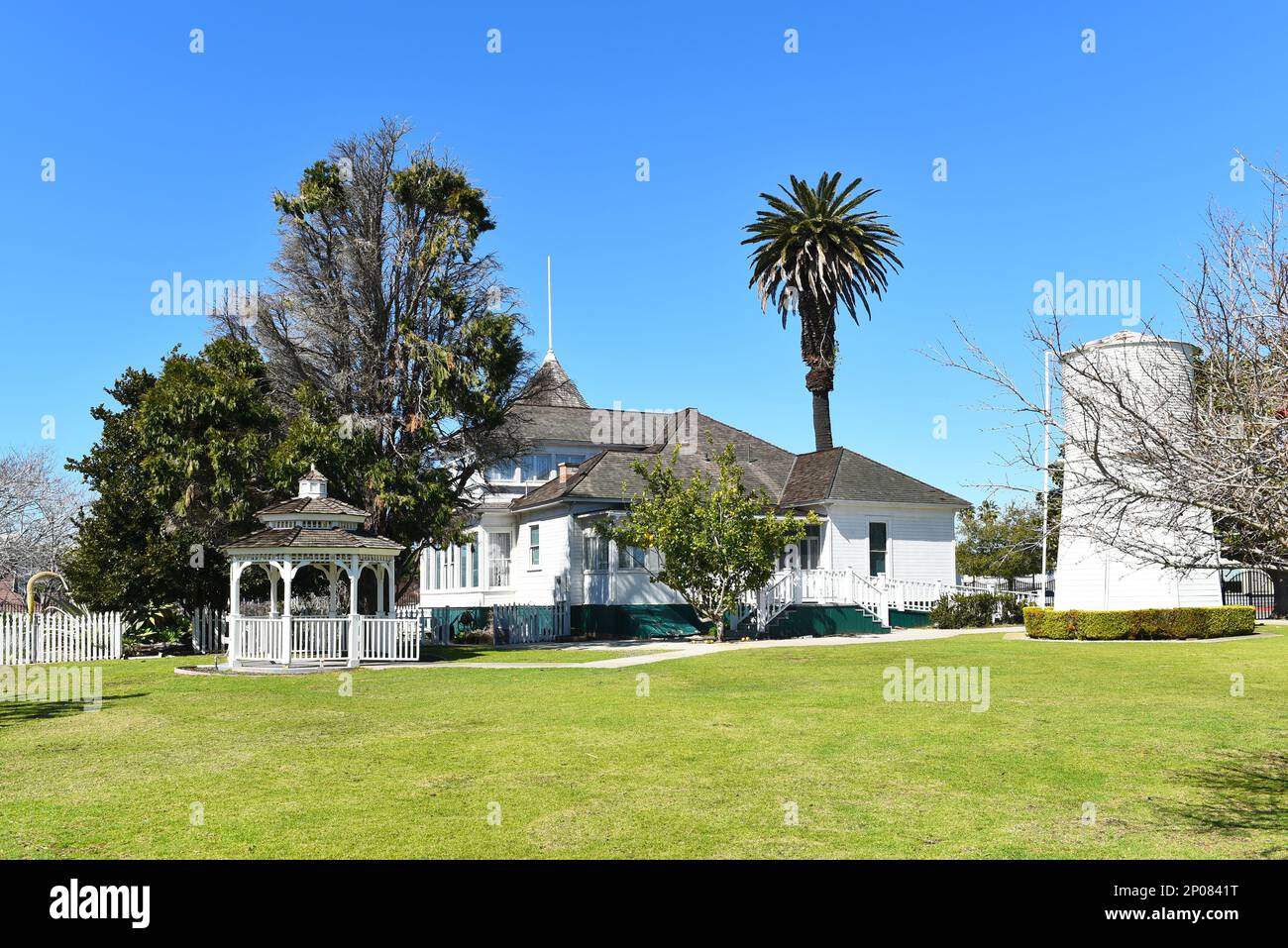 HUNTINGTON BEACH, CALIFORNIA - 02 MAR 2023: Back view of the Newland ...